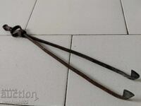 Old tongs, dilaf, wrought iron