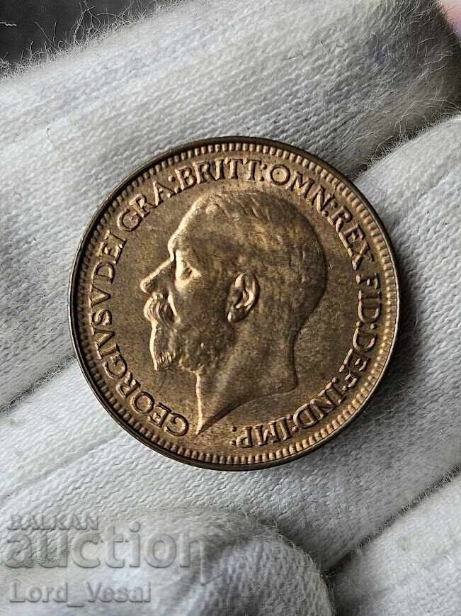 Παράδοση 1 φάρθινγκ 1927-G5-4/B Fr. 607