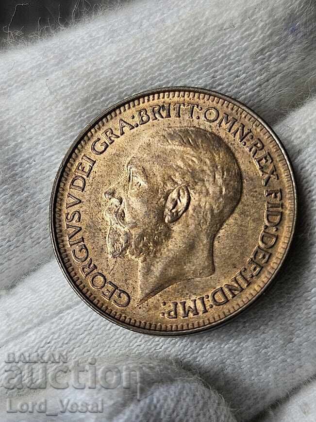 1 Farthing 1927-G5-4/B Fr. 607 - 6 1 Farthing 1927-G5-4/B Fr. 607 - 6