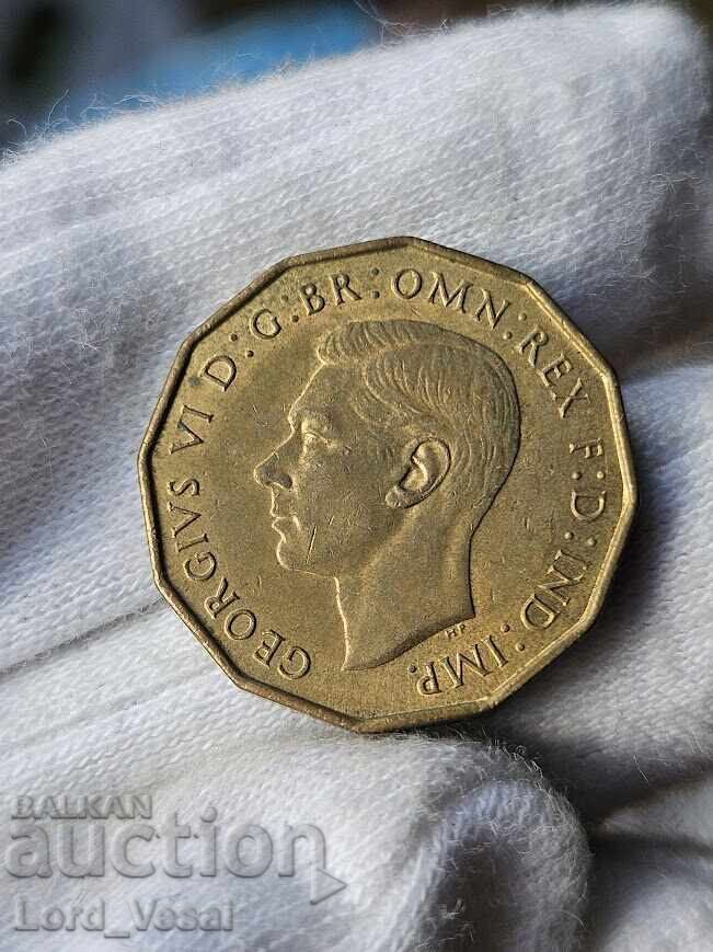 Delivery of 3 Pence 1937