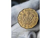 3 Pence 1937