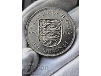 5 Shillings 1966 Jersey