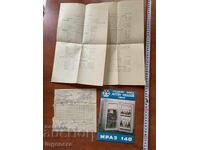 PAȘAPORT, INSTRUCȚIUNI PENTRU FRIGIDER "MRAZ 140", FACTURĂ 1968