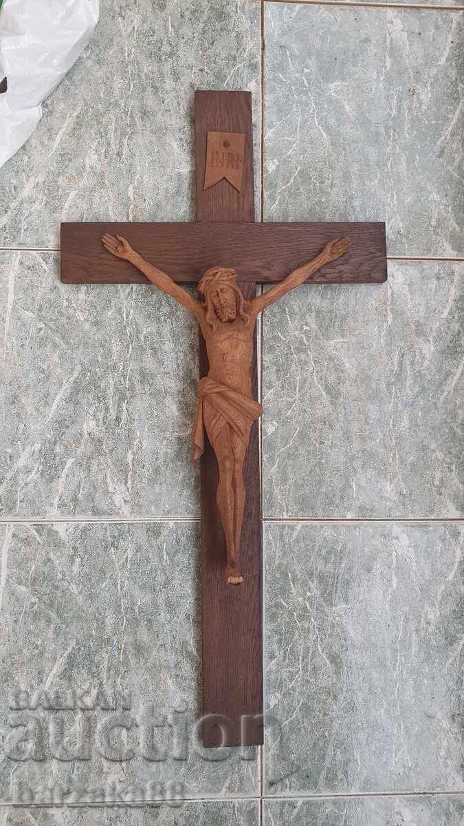 Large Wooden Crucifix with price € 20.45 | 40.00 BGN Large Wooden Crucifix with price € 20.45 | 40.00 BGN