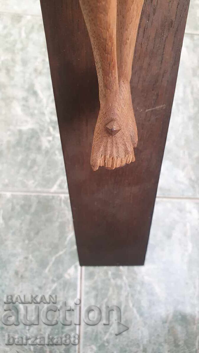 Auction Large Wooden Crucifix Auction Large Wooden Crucifix