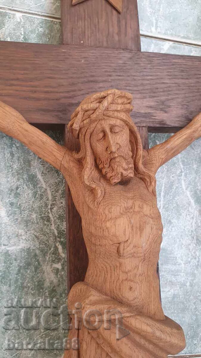 Large Wooden Crucifix - 5 Large Wooden Crucifix - 5