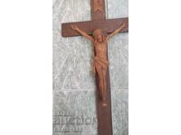 Mare Cruce de lemn Răstignire