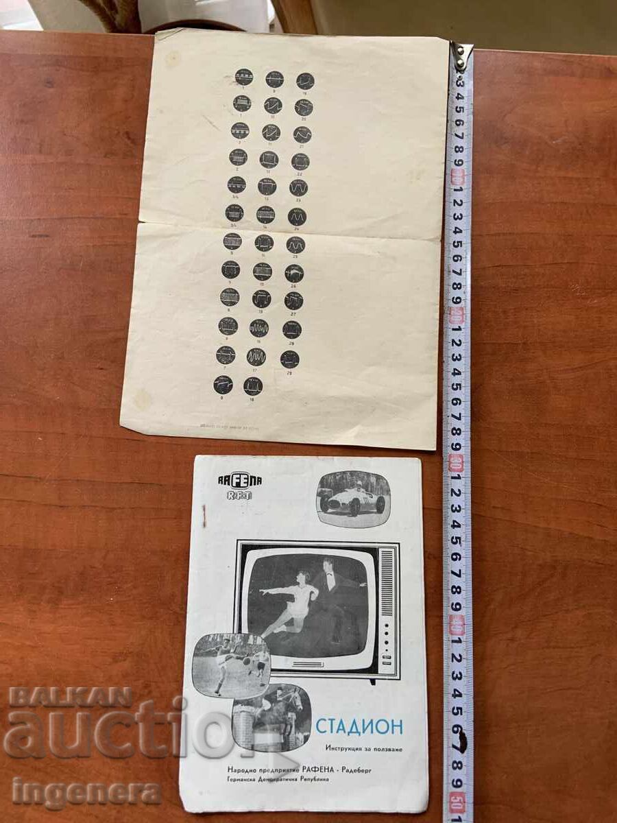 INSTRUCȚIUNI SCHEME ELECTRICE CĂRȚULIE PENTRU TELEVIZOR "STADION 2/4"-1967 - 6