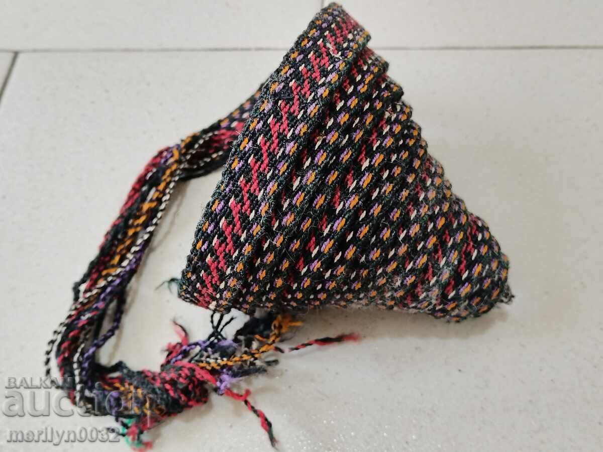 Old hand-woven belt 2.80 meters sash belt folk costume
