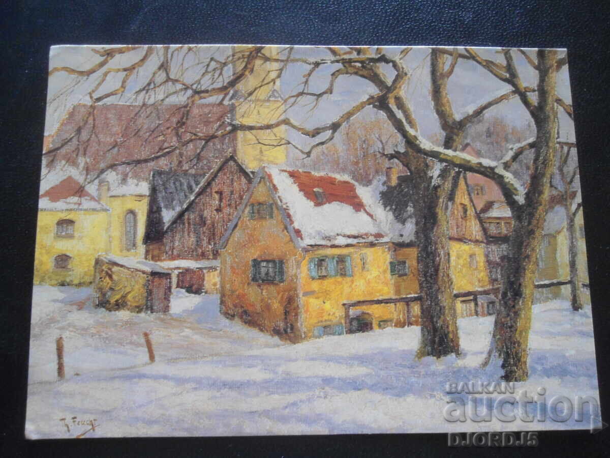 Old greeting card Old greeting card