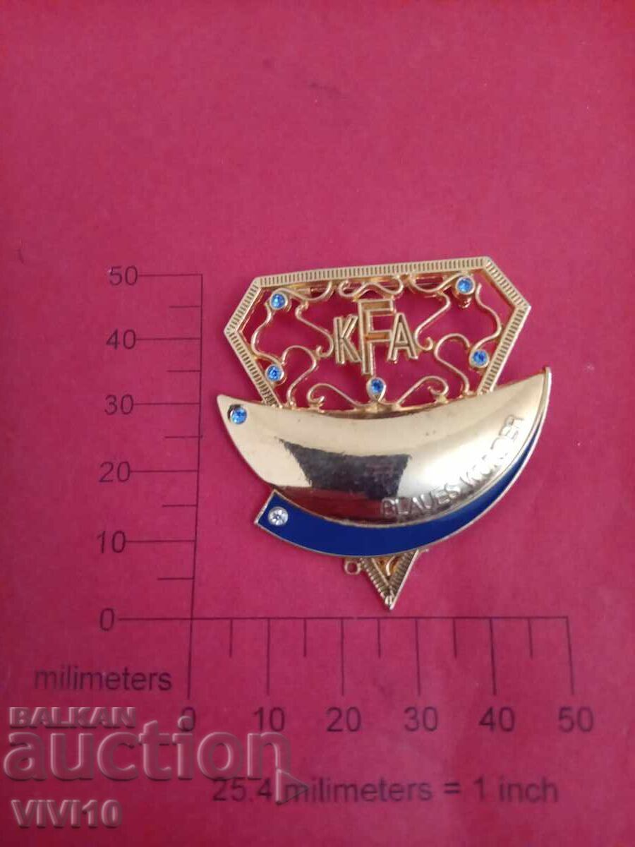 Antique brooch enamel and stones