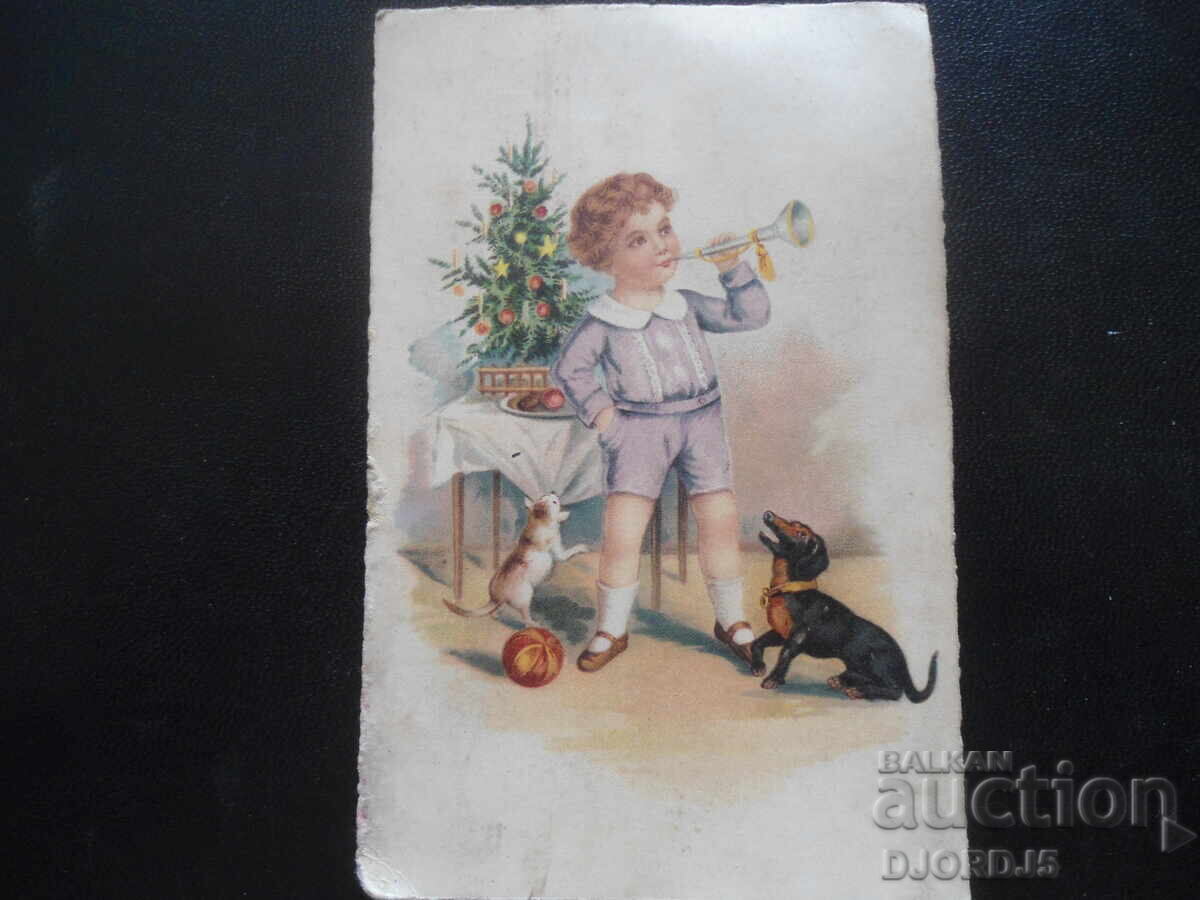 Old greeting card Old greeting card