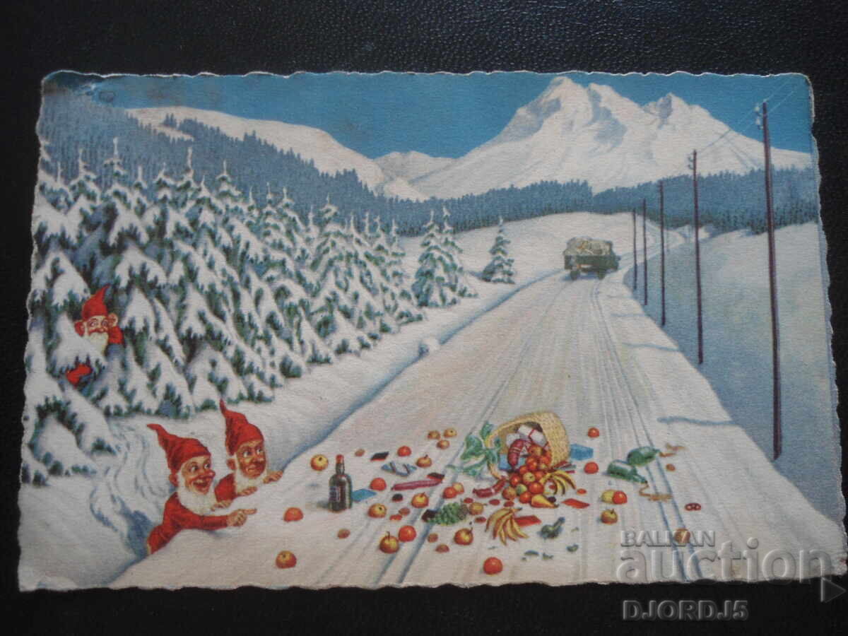 Old greeting card Old greeting card