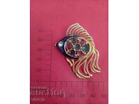 Αντίκα καρφίτσα σμάλτου