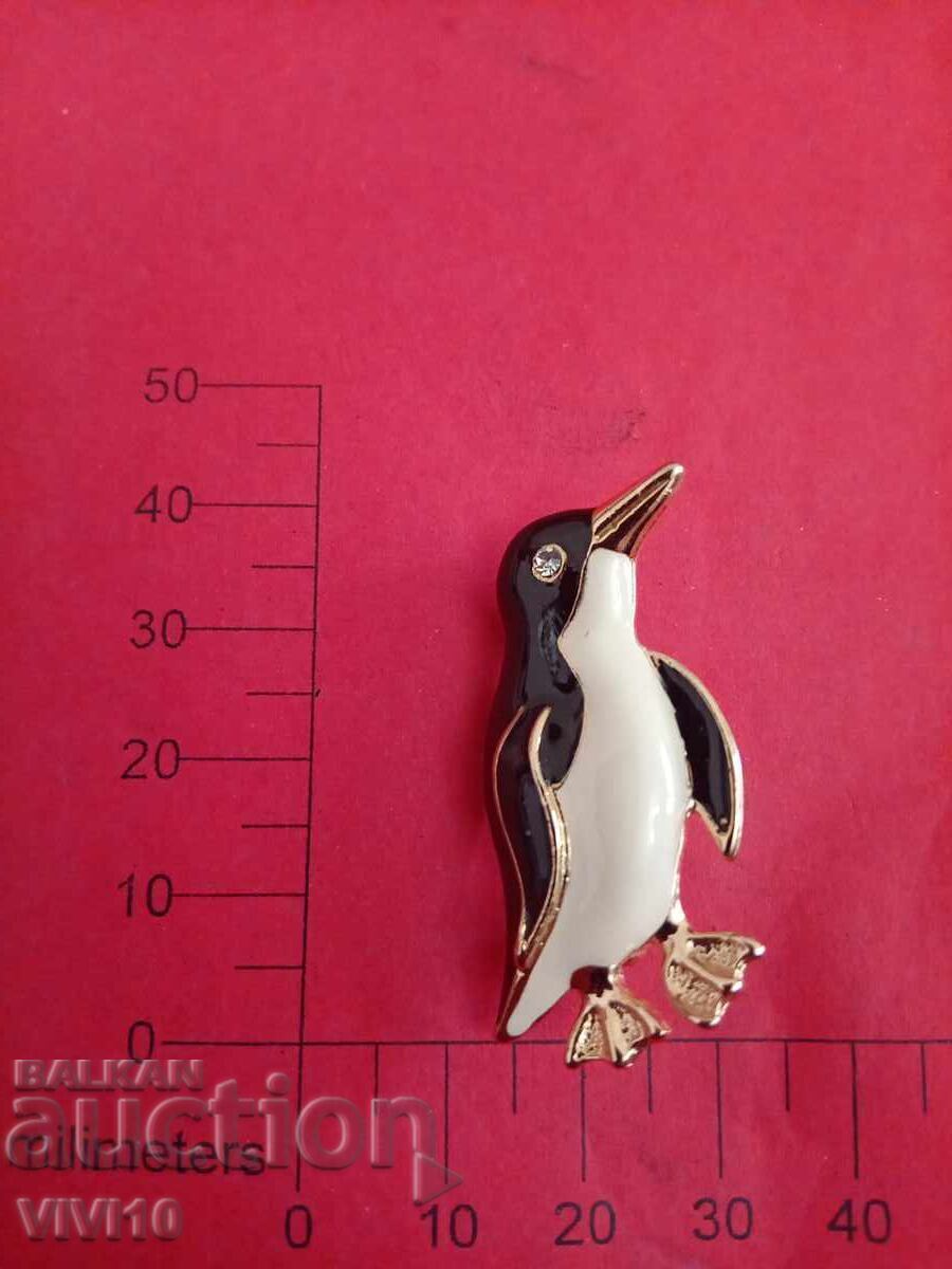 Antique Enamel Brooch