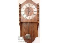 Механичен стенен часовник с махало и тежести JMS