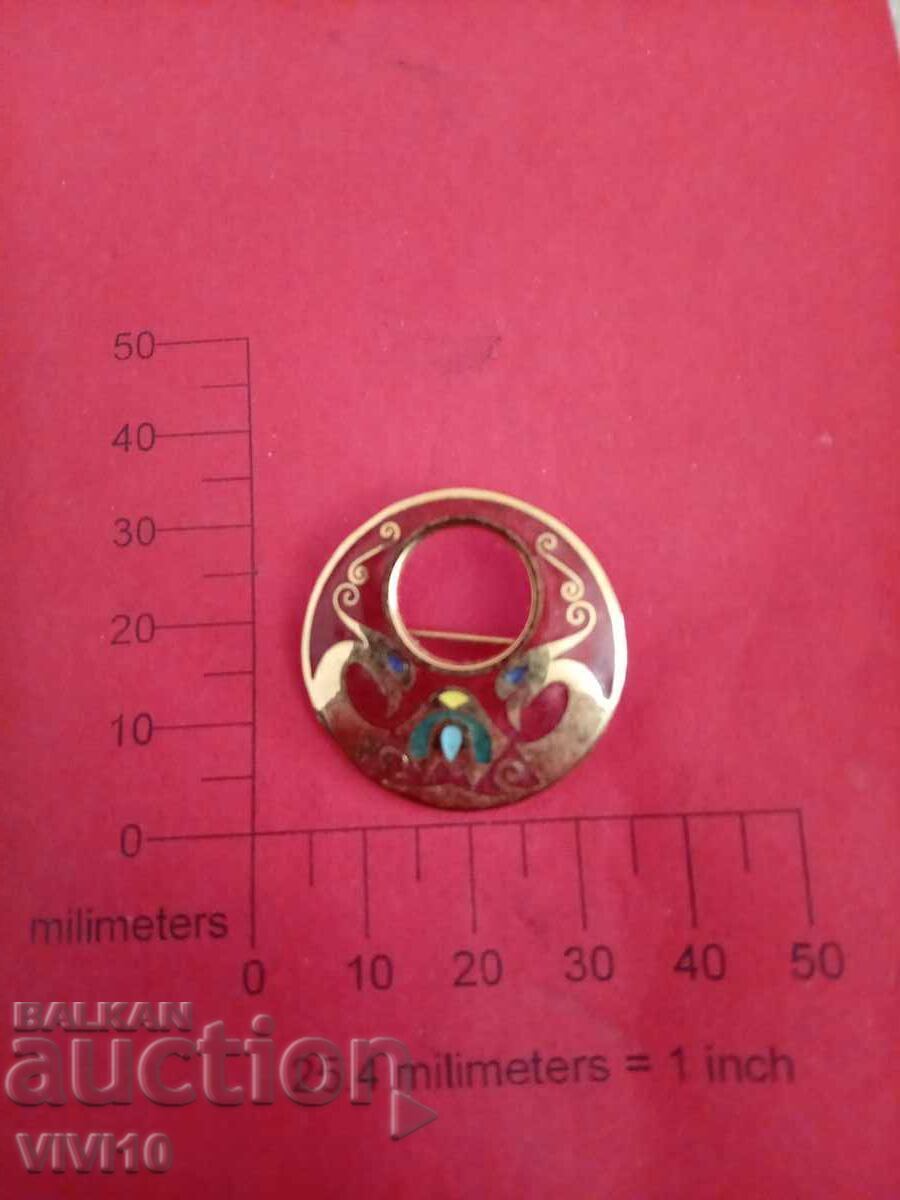 Αντίκα καρφίτσα σμάλτου