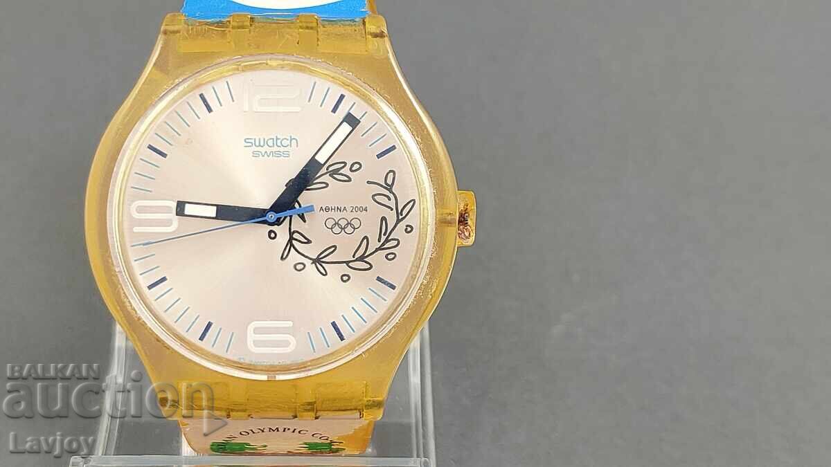 Rare SWATCH Swiss OLYMPIC GAMES ATHENS 2004 watch with price 80.00 BGN | € 40.90