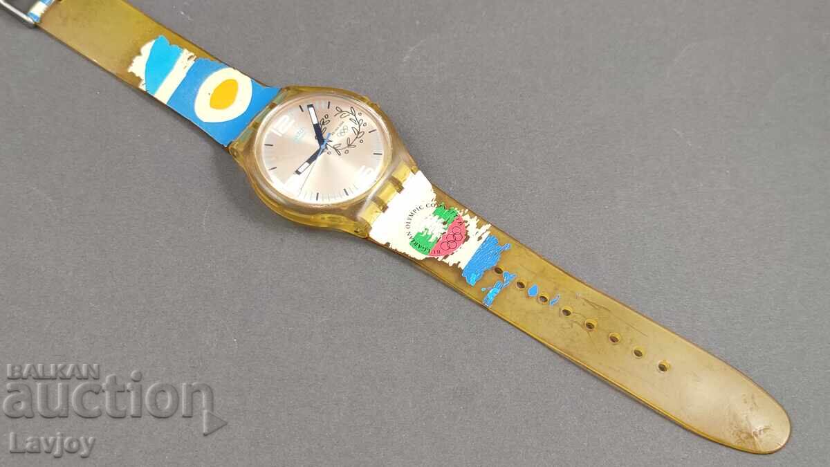 Rare SWATCH Swiss OLYMPIC GAMES ATHENS 2004 watch - 5