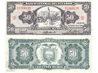 tino37- ECUADOR - 50 SUCRES - 1988 - UNC