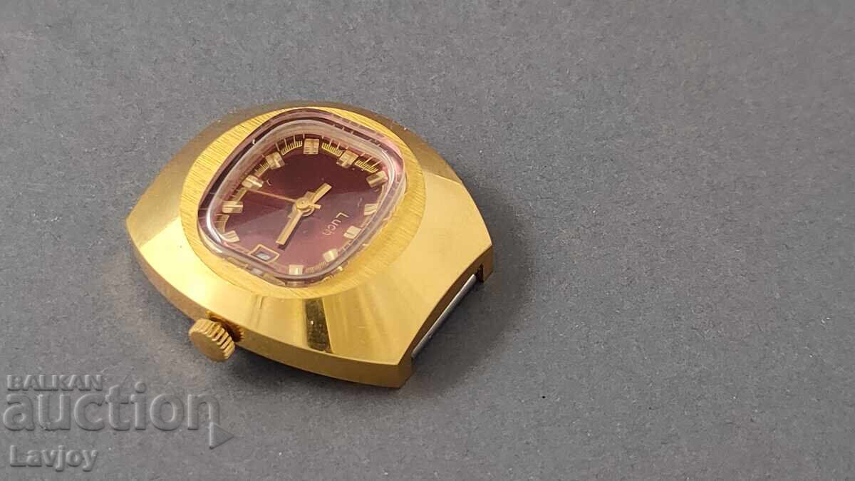 Παράδοση Λουτσ☭ Λουχ γυναικείο ρετρό επιχρυσωμένο ρολόι Παράδοση Λουτσ☭ Λουχ γυναικείο ρετρό επιχρυσωμένο ρολόι