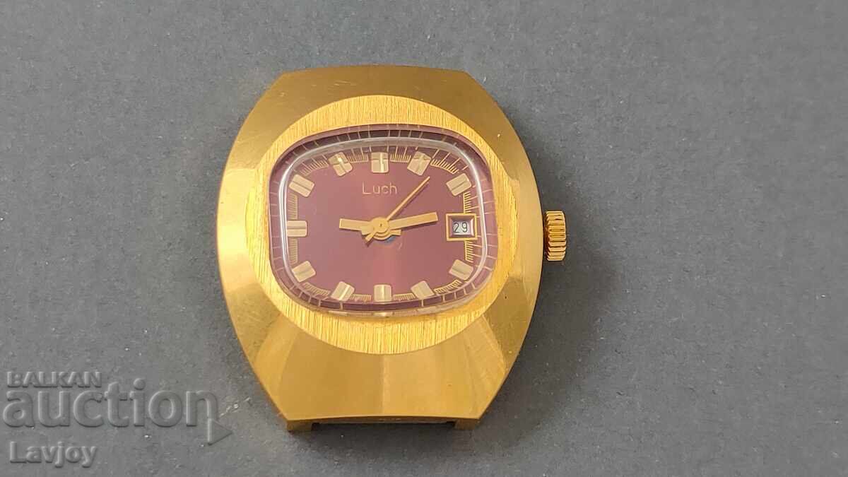 Λουτσ☭ Λουχ γυναικείο ρετρό επιχρυσωμένο ρολόι Λουτσ☭ Λουχ γυναικείο ρετρό επιχρυσωμένο ρολόι