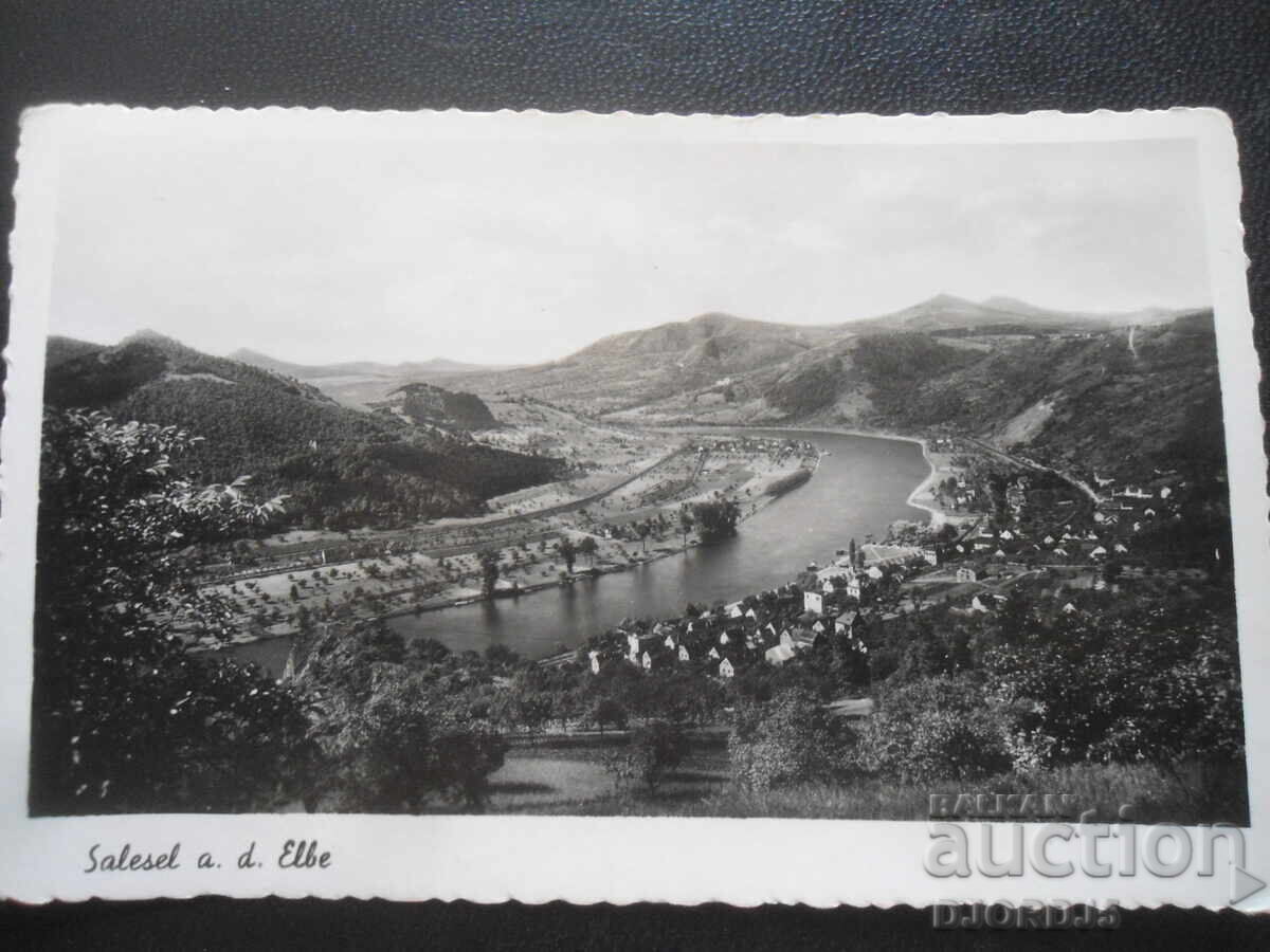 Old postcard, Salesel a. d. Elbe