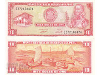 tino37 - PERU - 10 SOLES DE ORO - 1974 - UNC