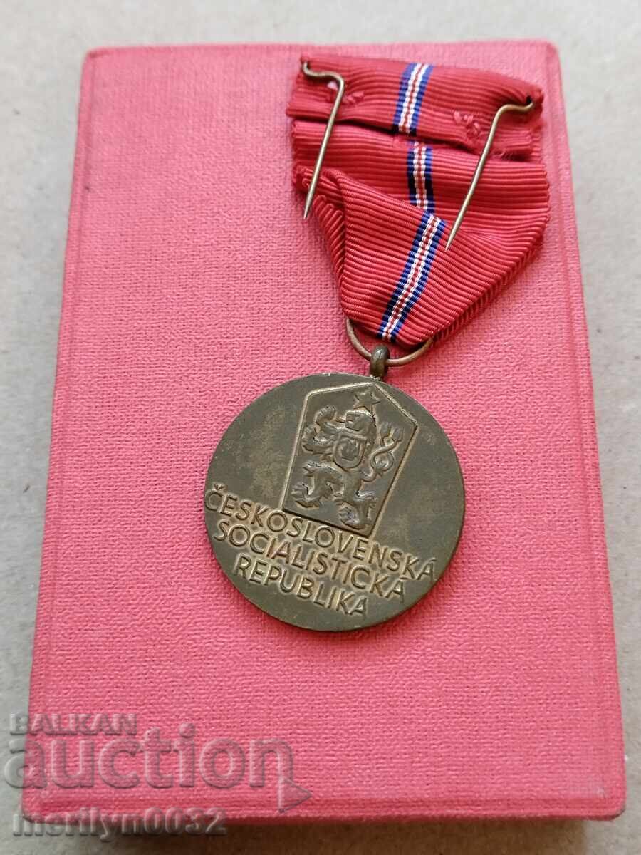 Livrarea Semn comemorativ 20 de ani de la Revolta Slovacă, medalie cehă cu cutie Livrarea Semn comemorativ 20 de ani de la Revolta Slovacă, medalie cehă cu cutie