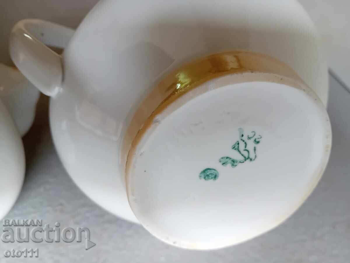 OLD PORCELAIN JUG, JUGS - 2 pieces - 5