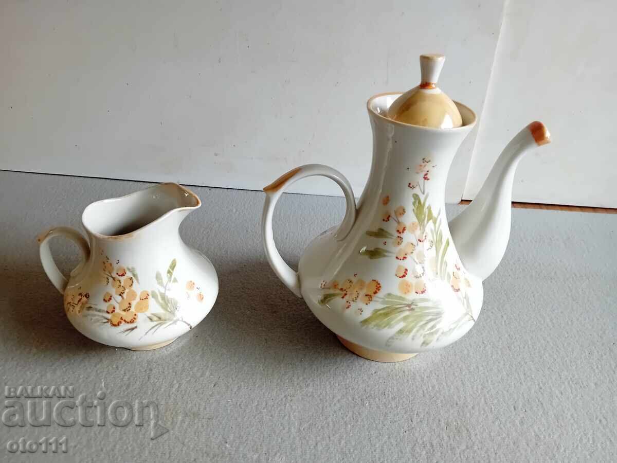OLD PORCELAIN JUG, JUGS - 2 pieces