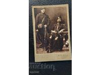 Photograph - Principality of Bulgaria - Bulgarian Volunteer and Russian Officer
