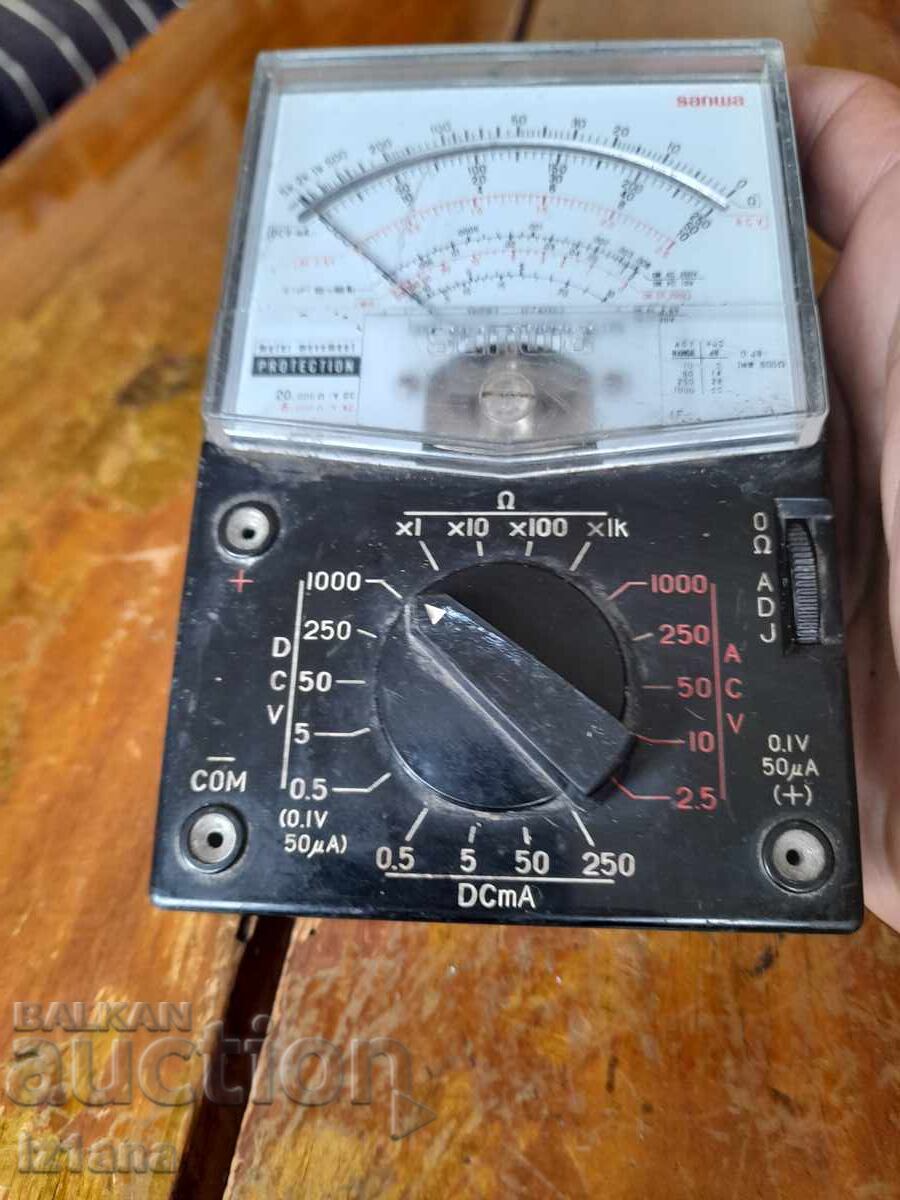 Delivery of Old Sanwa U-50 Multimeter