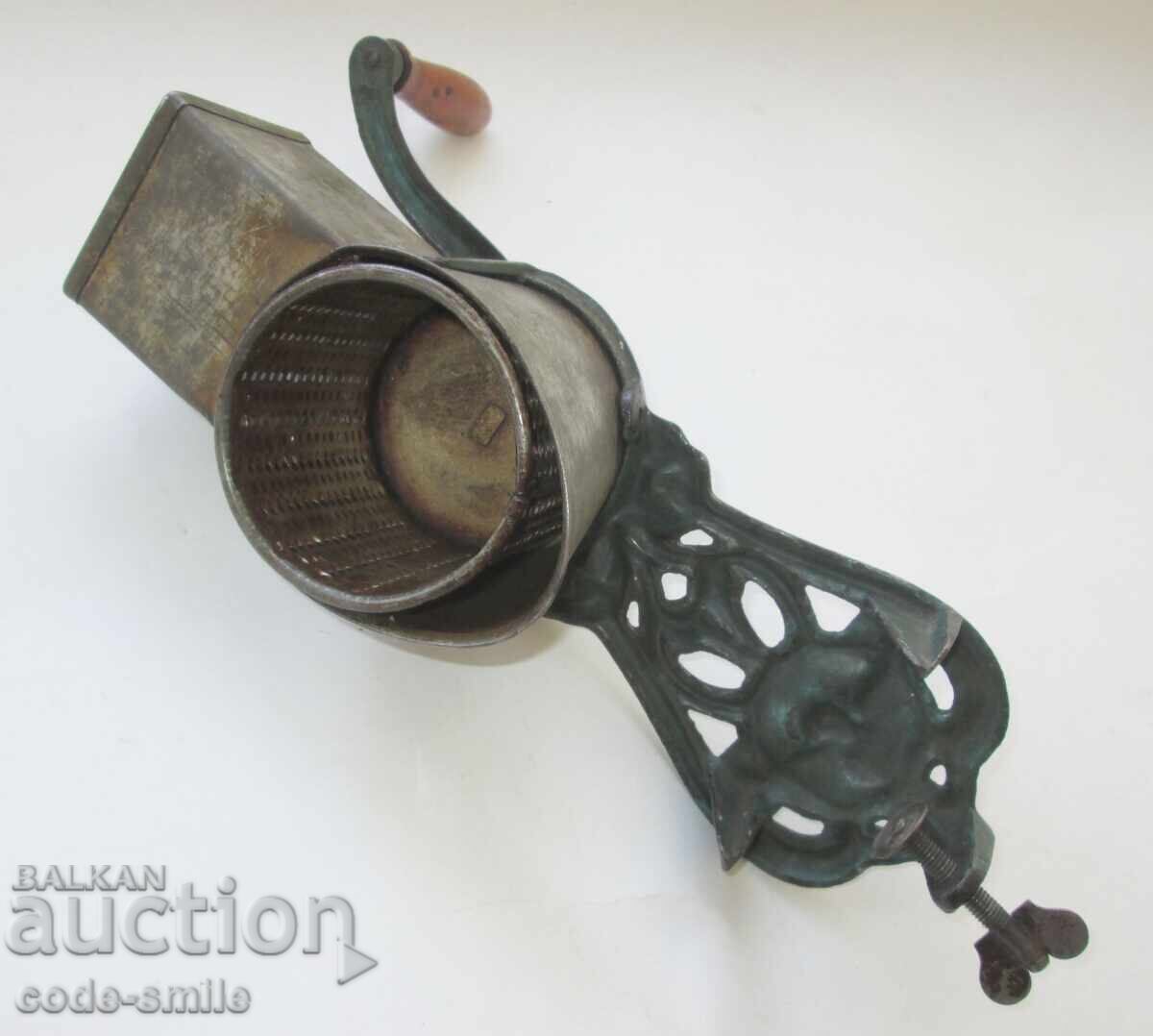Auction  Great old cast iron nut grinder Germany