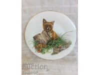 Farfurie decorativă din porțelan englezesc de Fenton China