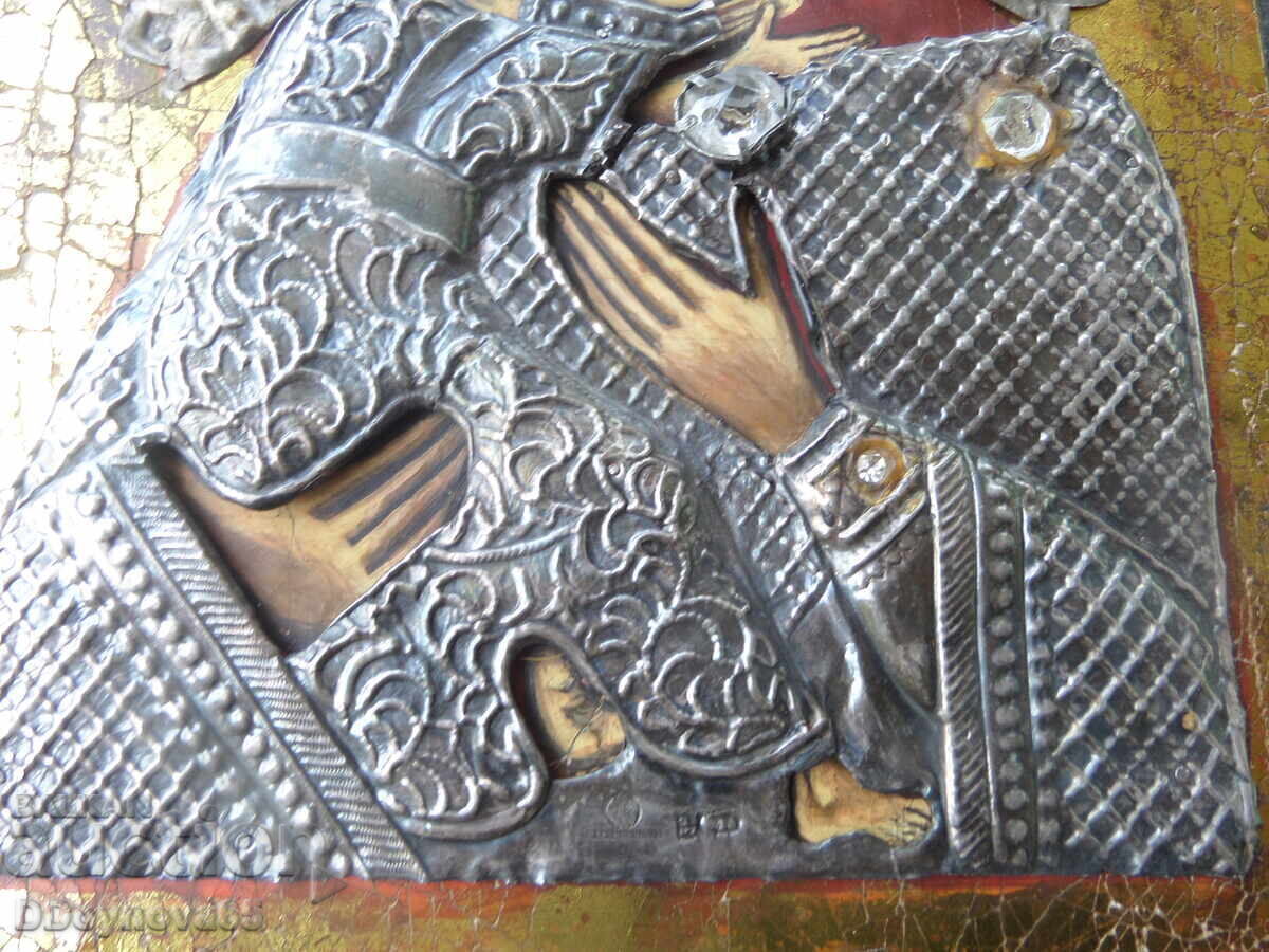 Доставка на Света Богородица - икона с обков