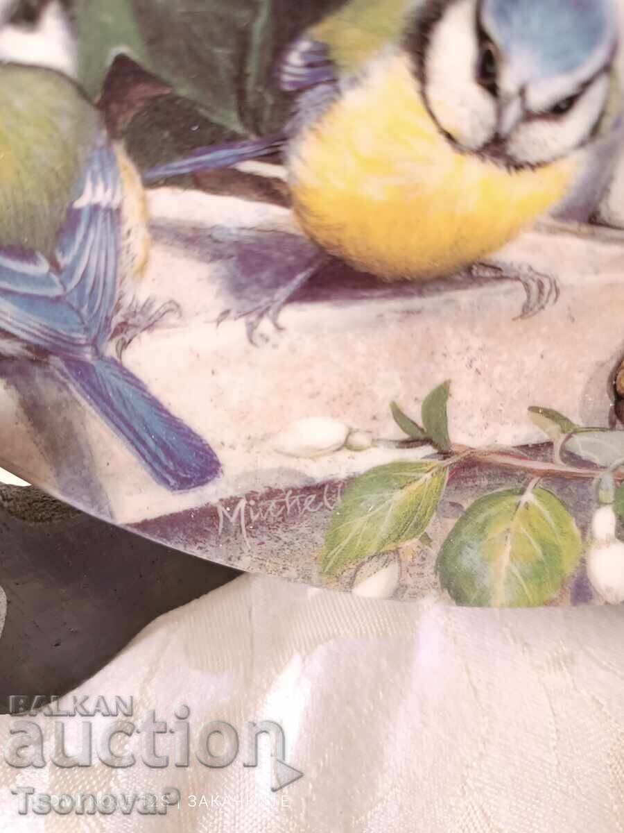 Δημοπρασία Αγγλικό διακοσμητικό πορσελάνινο πιάτο COALPORT Δημοπρασία Αγγλικό διακοσμητικό πορσελάνινο πιάτο COALPORT