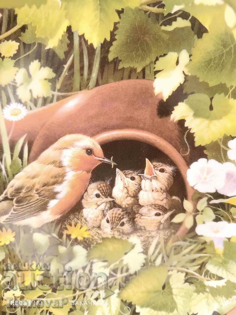 Αγγλική διακοσμητική πορσελάνινη πιατέλα με τιμή 15.00 BGN | € 7.67