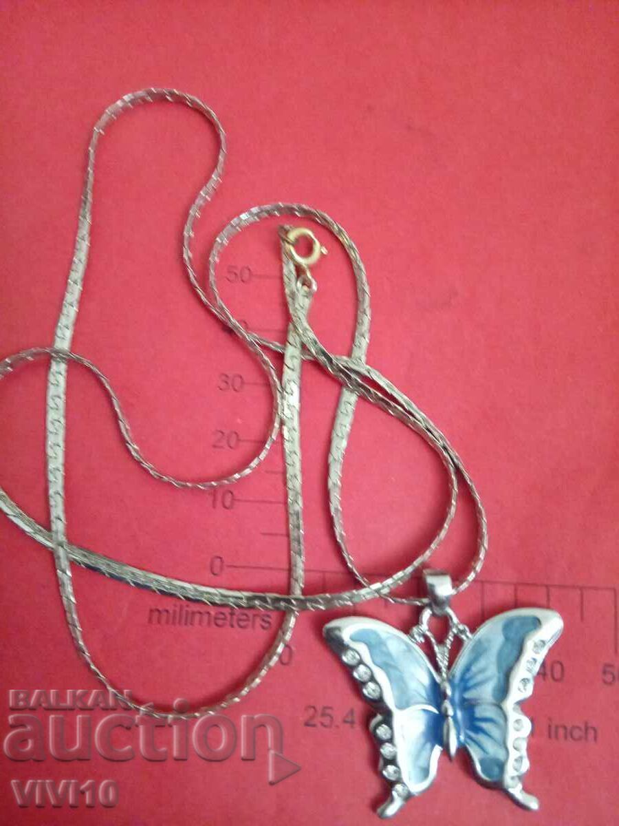 Antique enamel necklace