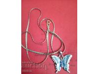 Старинно колие с емаил