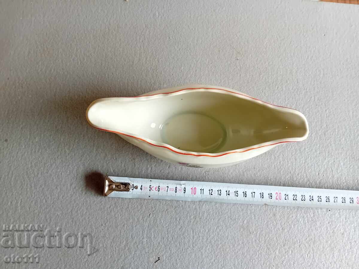 СТАРА ПОРЦЕЛАНОВА СОСИЕРА с цена 10.00 лв. | € 5.11 СТАРА ПОРЦЕЛАНОВА СОСИЕРА с цена 10.00 лв. | € 5.11