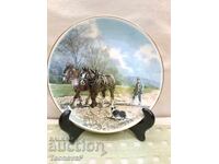 Farfurie decorativă din porțelan englezesc