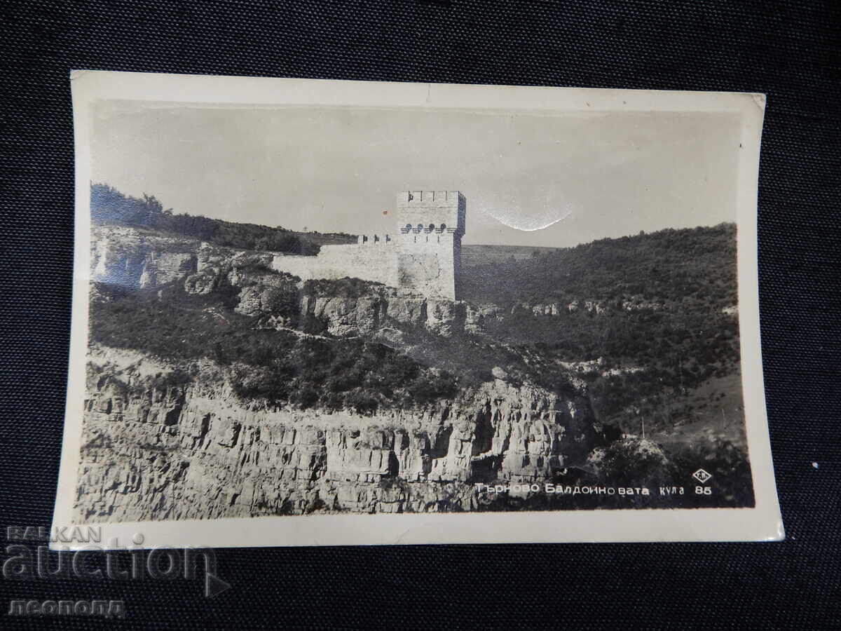 OLD RETRO POSTCARD PC TARNOVO BALDWIN TOWER PASKOV