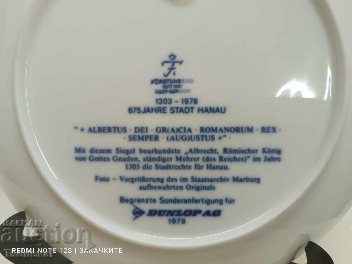 Decorative porcelain plate by FÜRSTENBERG - 6