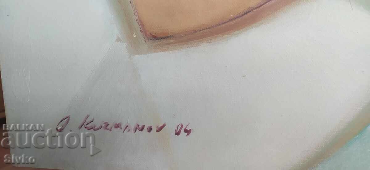 Δημοπρασία Πίνακας του Ογκνιάν Κουζμάνοφ 90/60. Παρακαλώ διαβάστε την περιγραφή!
