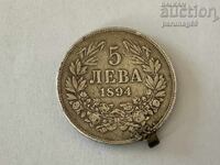 Bulgaria 5 leva 1894