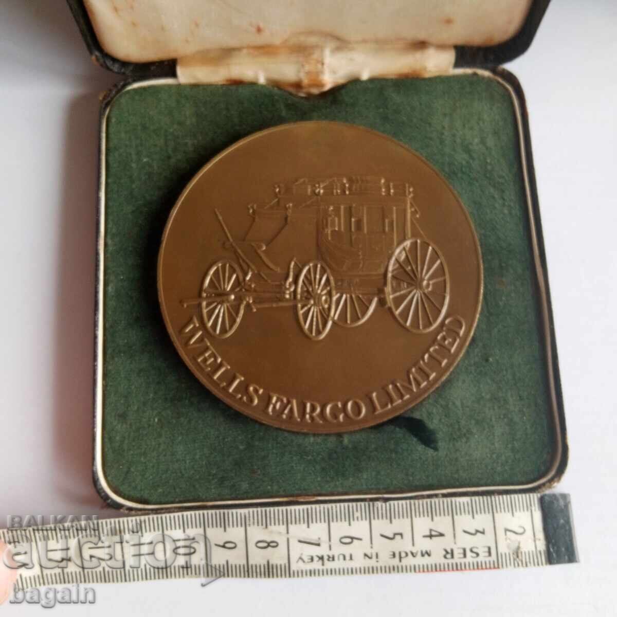 Licitație Medalie-plachetă rară din bronz