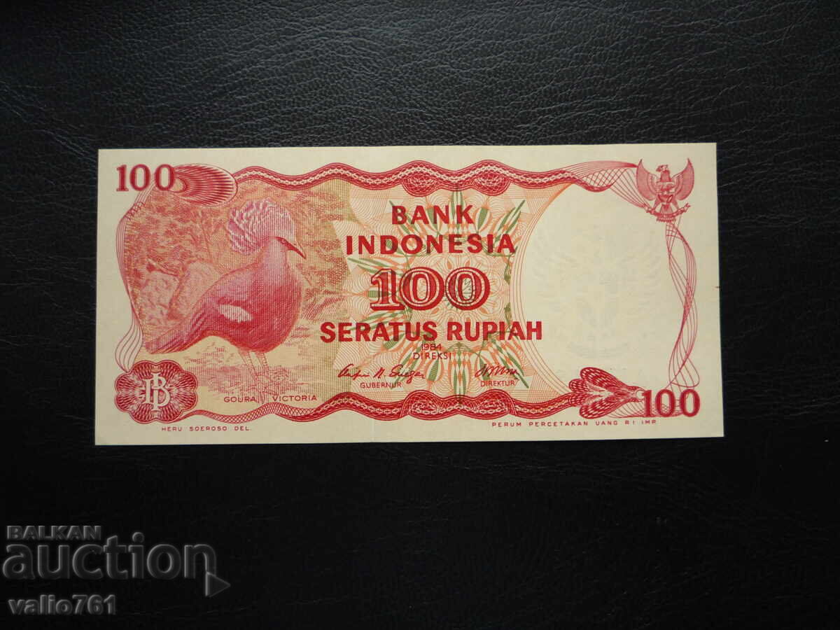 ИНДОНЕЗИЯ 100 РУПИИ  1984    НОВИ  UNC