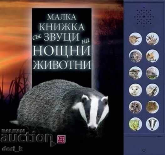 Mica cărticică cu sunete de animale nocturne
