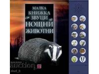 Mica cărticică cu sunete de animale nocturne